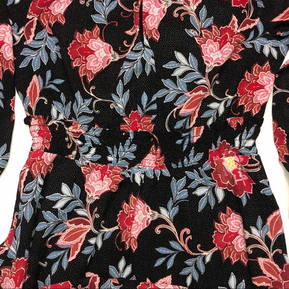 🆕❤️ LOFT Paisley Smocked Flare Dress ❤️NWT - Picture 8 of 8